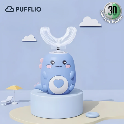PUFFLIO 360 Derece U Şeklinde Şarjlı Çocuk Diş Fırçası