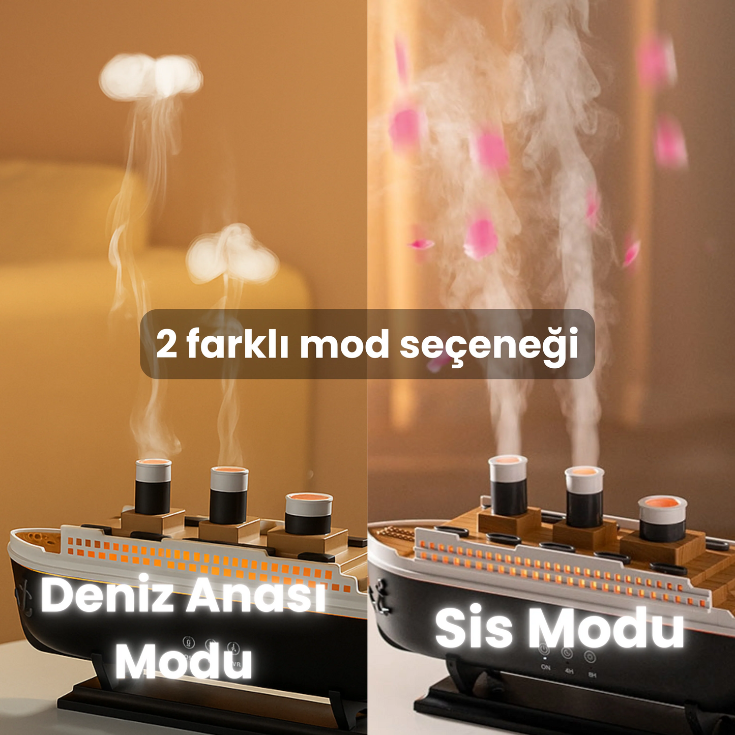 Titanik Model Kumandalı Dekoratif Hava Nemlendirici